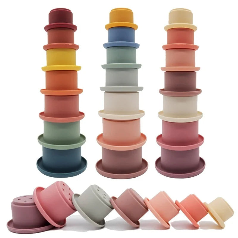 Baby Silicone Stacking Cup