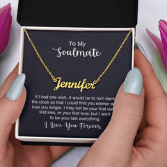 Custom Name Necklace - For Soulmate